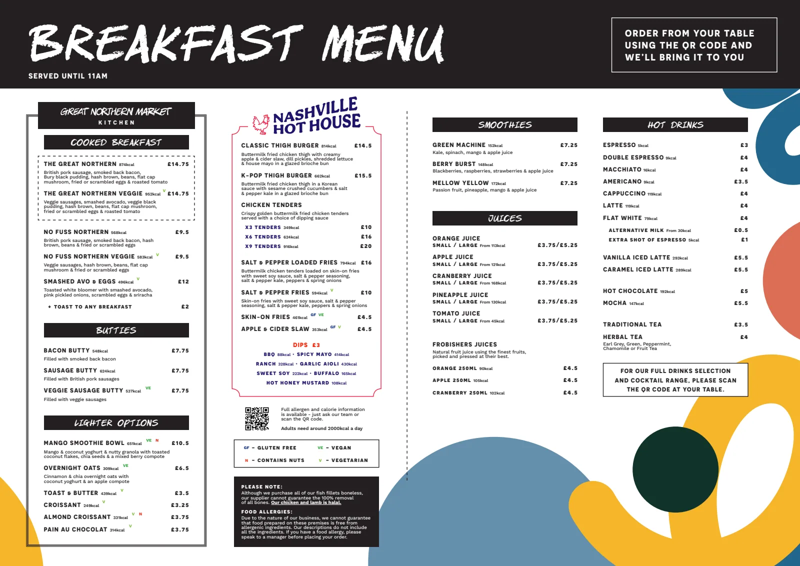 Breakfast Menu — page 1 of 1
