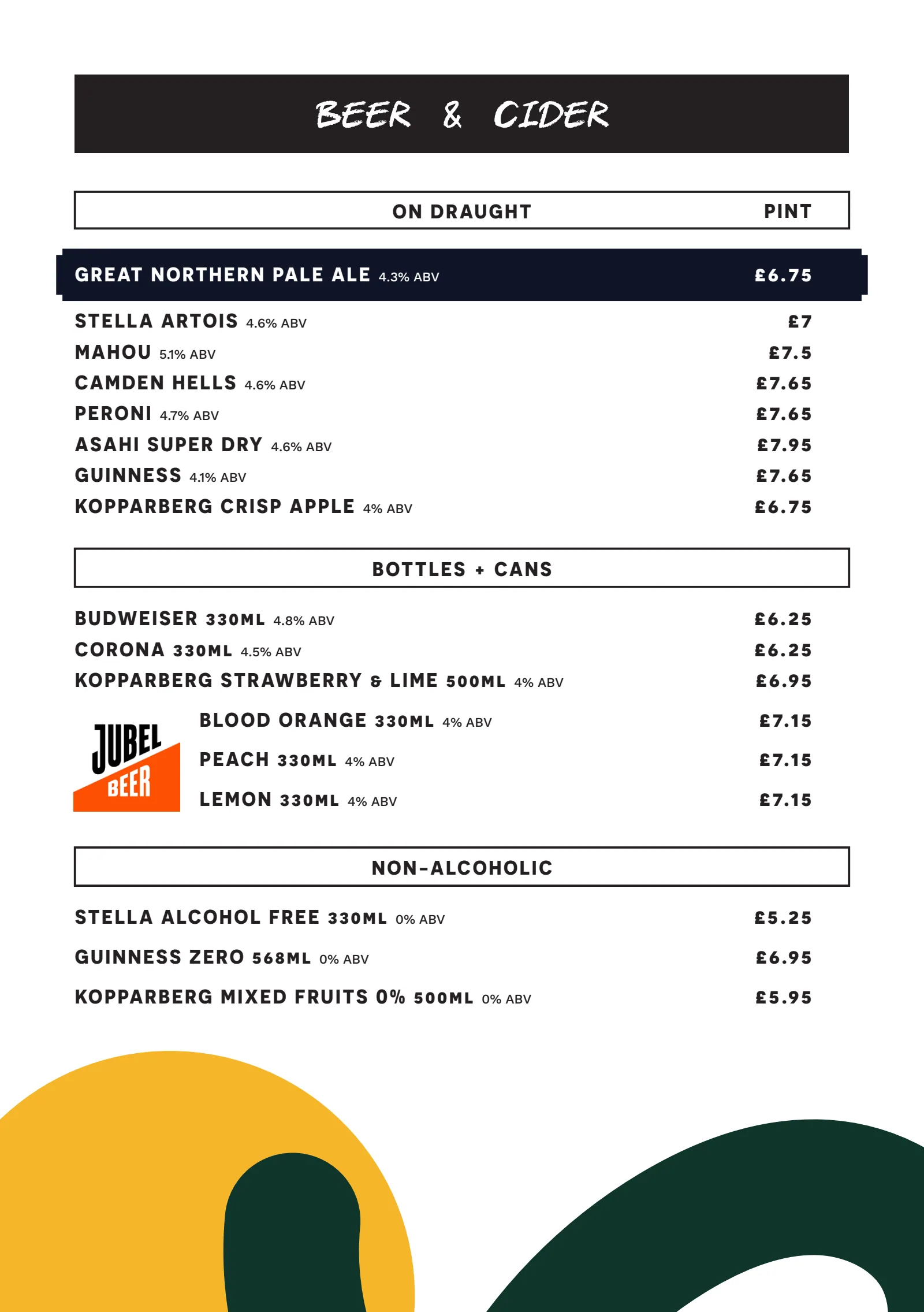 Drinks Menu — page 3 of 12