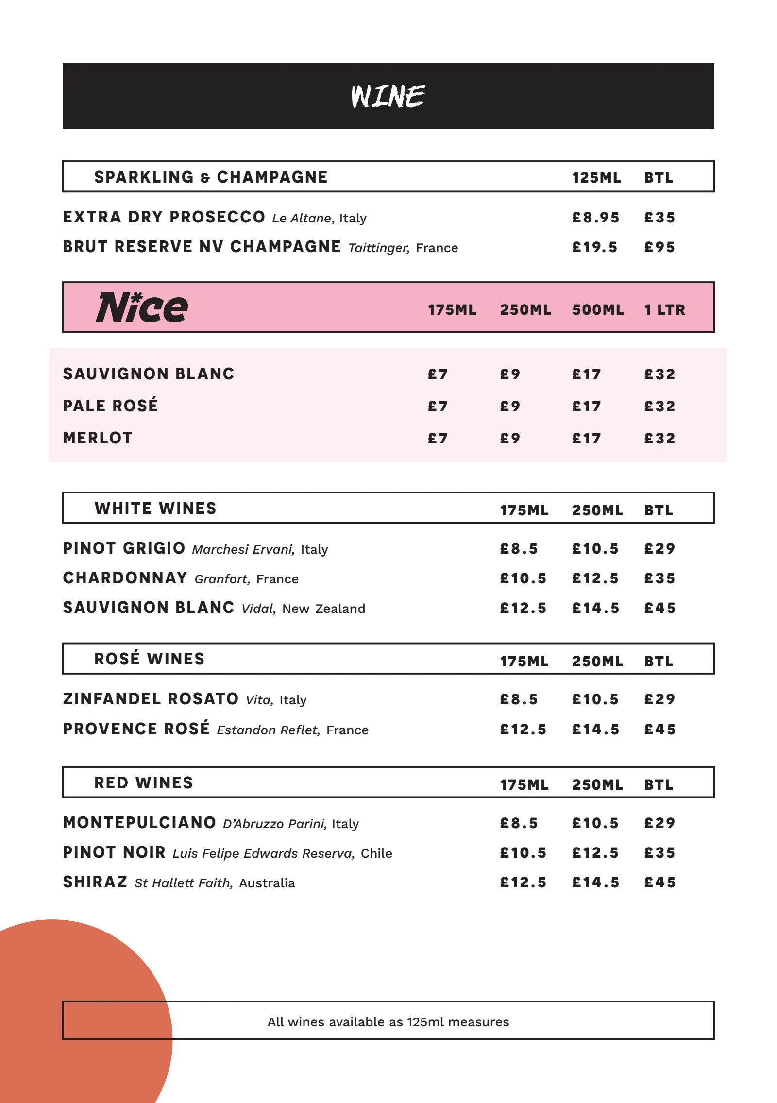 Drinks Menu — page 5 of 12